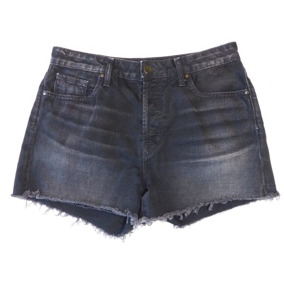 J Brand Gracie Denim Shorts | Black/Gray | High Rise | Button Fly |  EUC | 27 - Picture 10 of 10